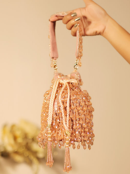 Solana Pink Potli Bag