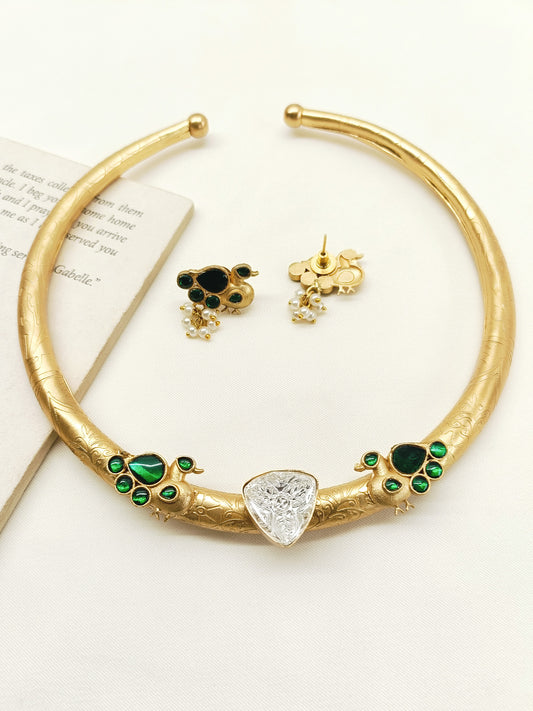 Shahnaaz Green Boutique Hasli Styled Choker Set