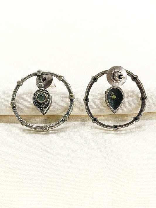 Darpana Mint Green Oxidized Tops