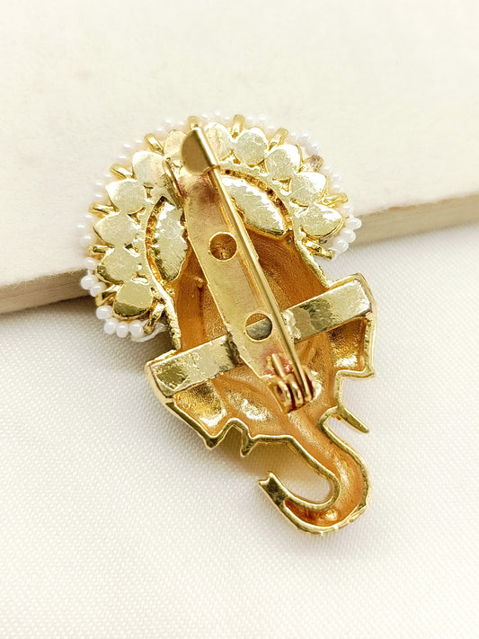 Agni R & G Ganesh Ji Brooch