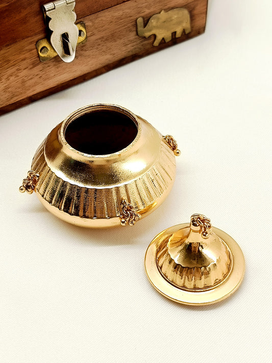 Deeksha Plain Antique Sindoor Dibbi