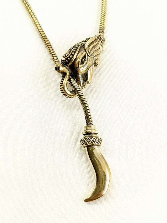 Eshanay Golden Men's Neckpiece