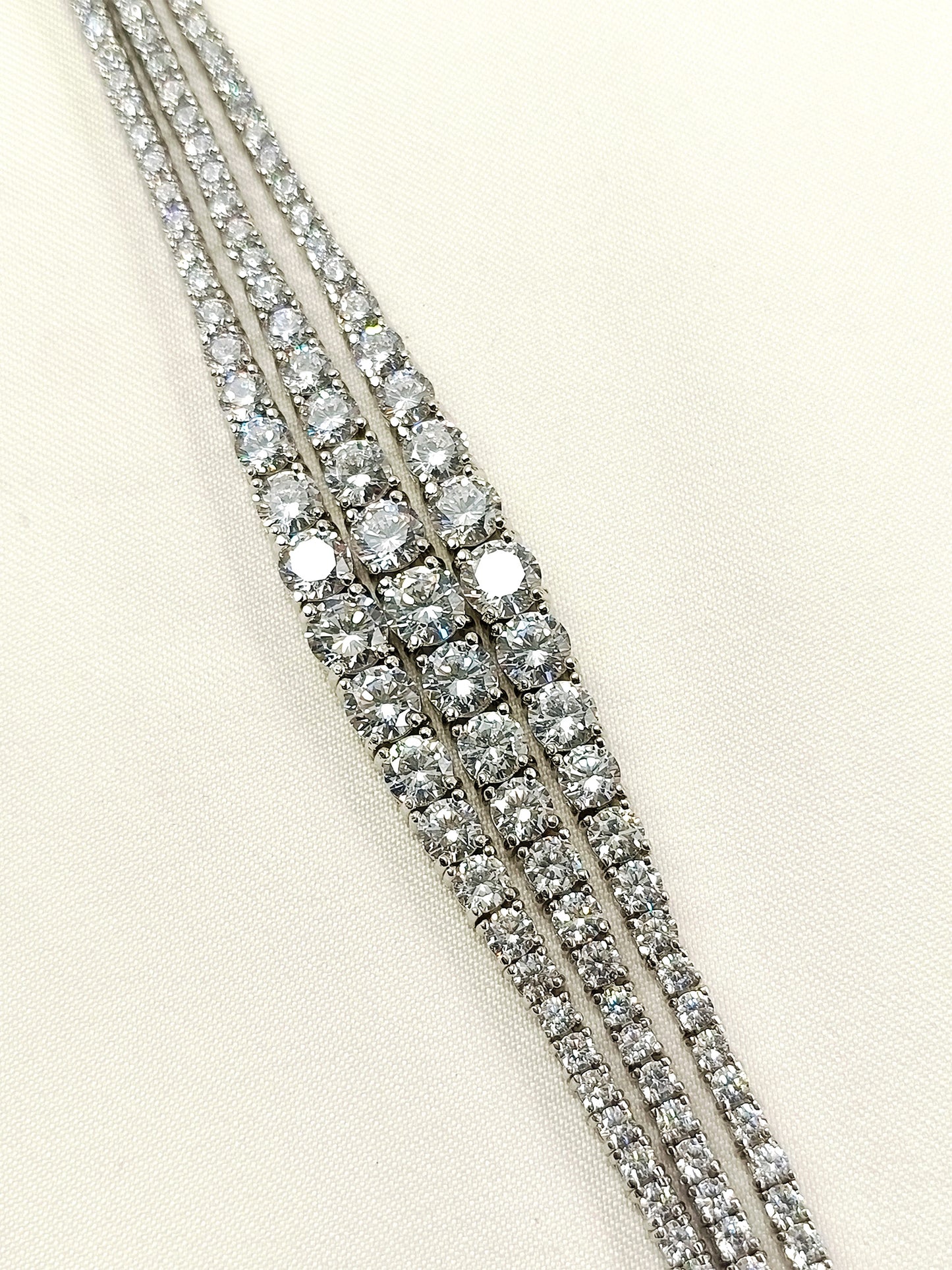 Rageswari White American Diamond Bracelet