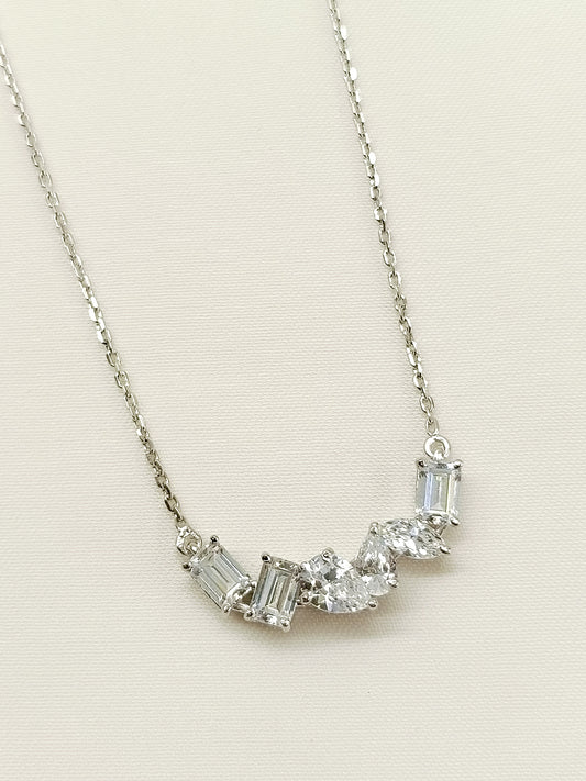 Aamiha 92.5 Silver Swarovski Stone Pendal