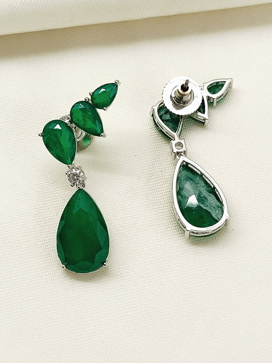 Anthea Green American Diamond Earring