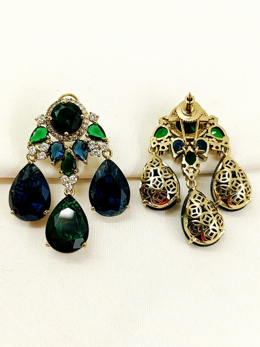 Aanisha Blue Victorian Earring