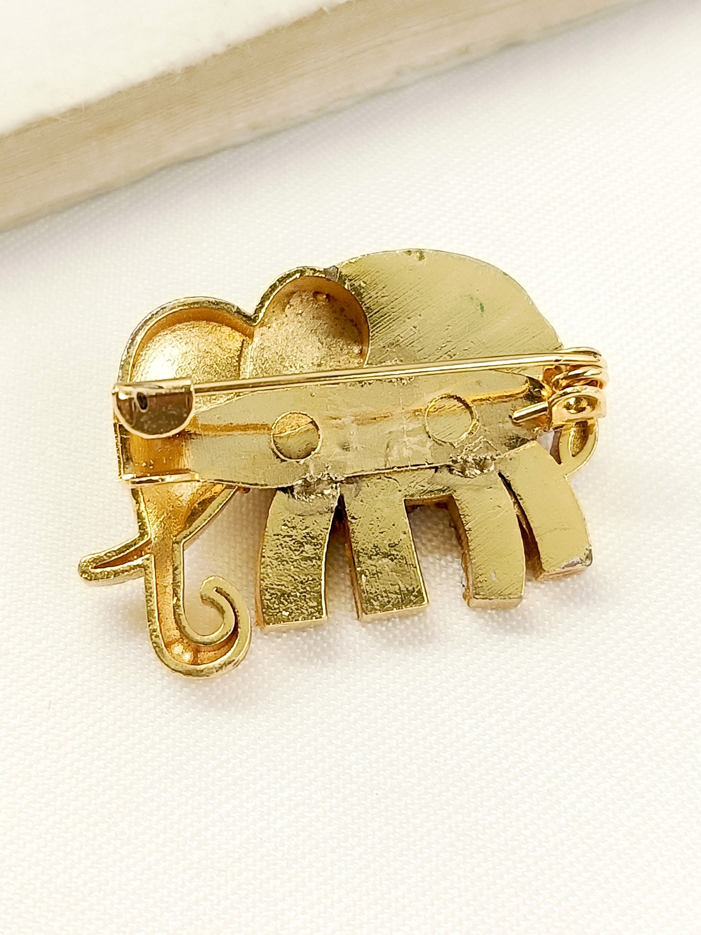 Vedhi Multi Colour Elephant Brooch