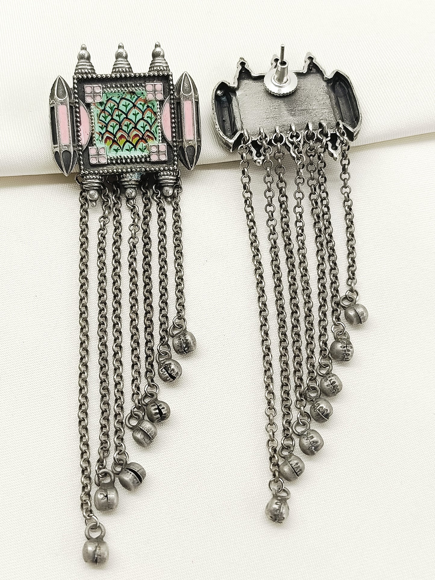 Onima Multi Colour Oxidized Earring