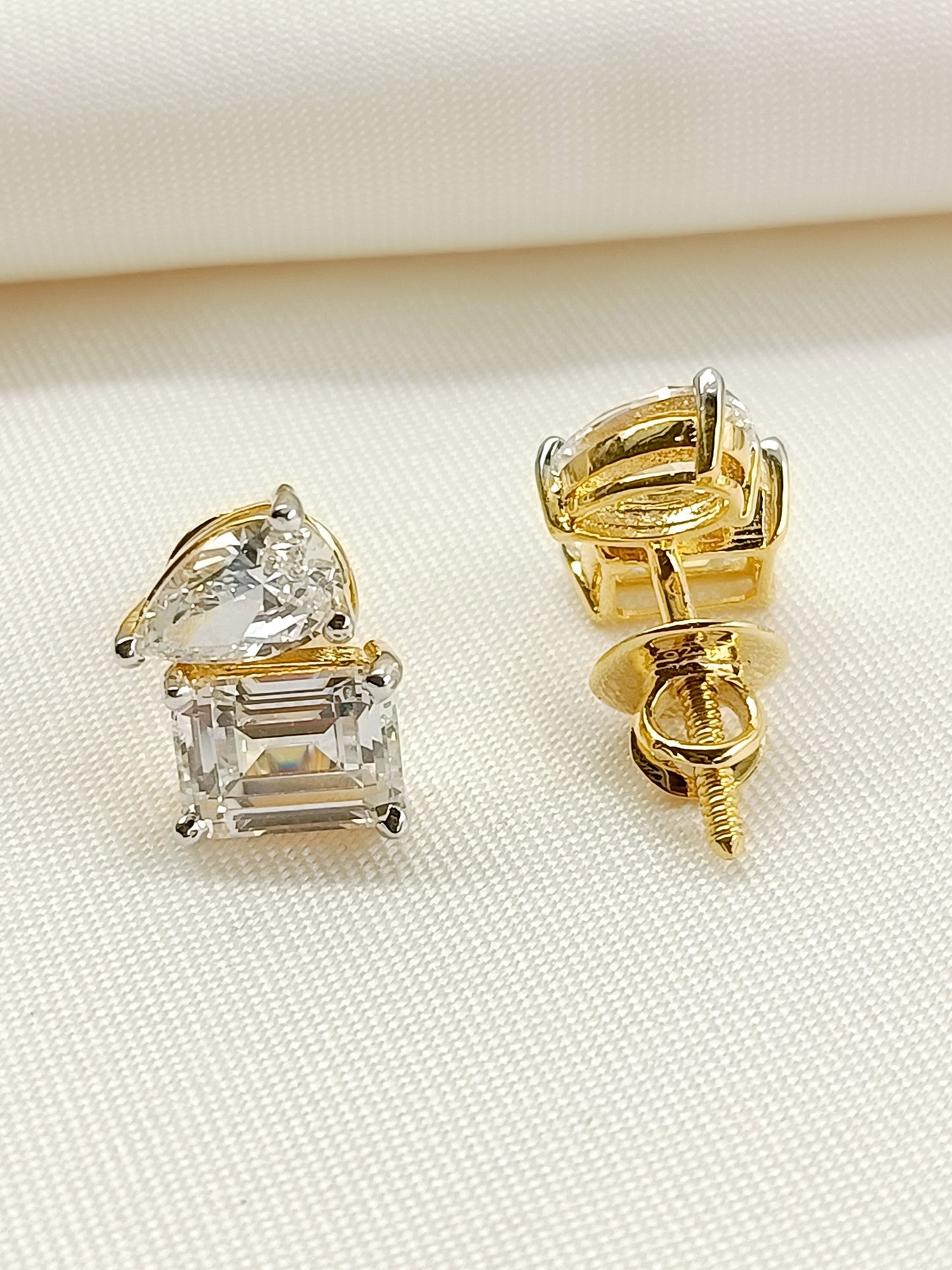 Niyati 92.5 Silver Swarovski Stone Tops