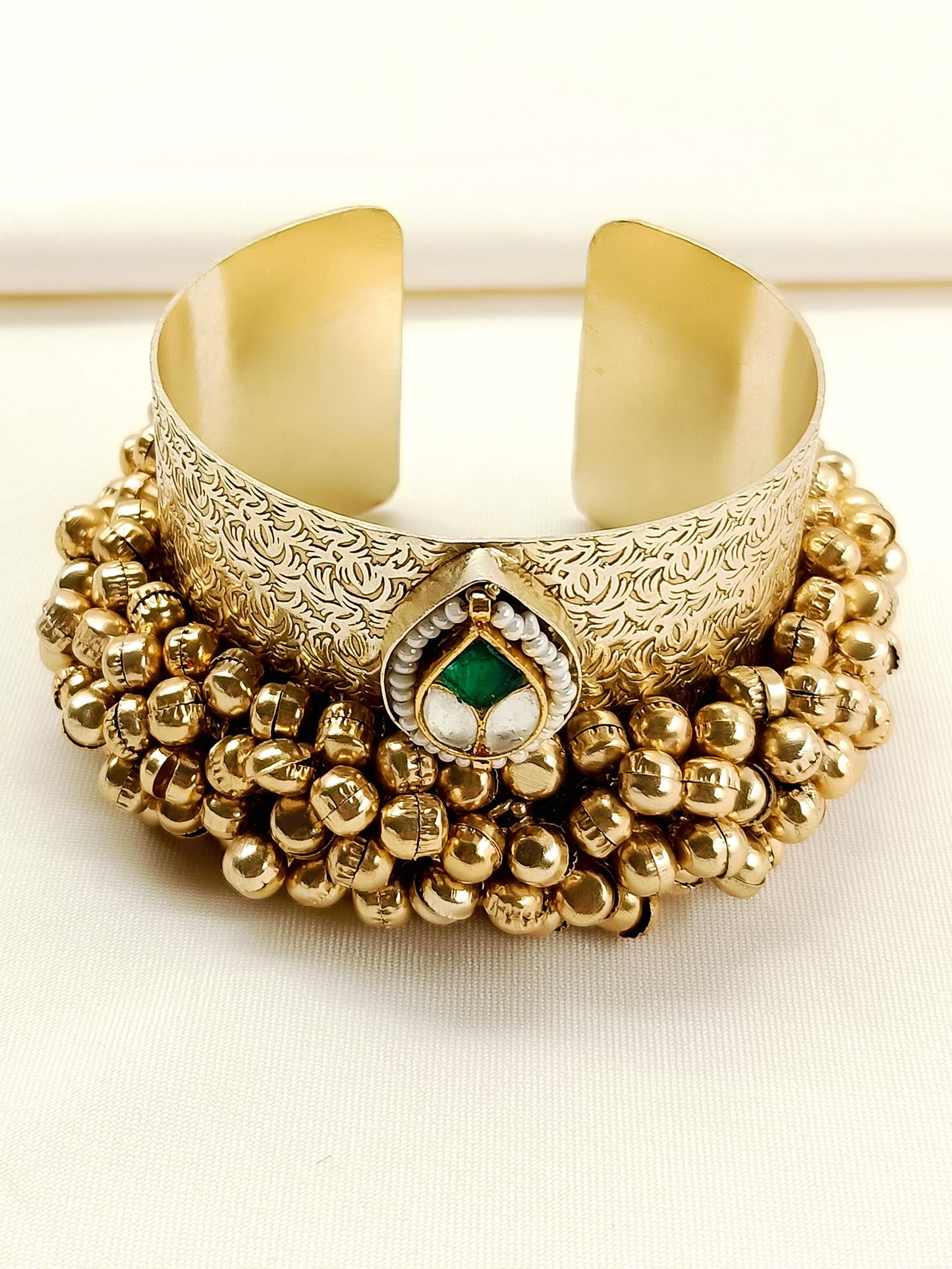 Manvi Green Oxidized Bracelet