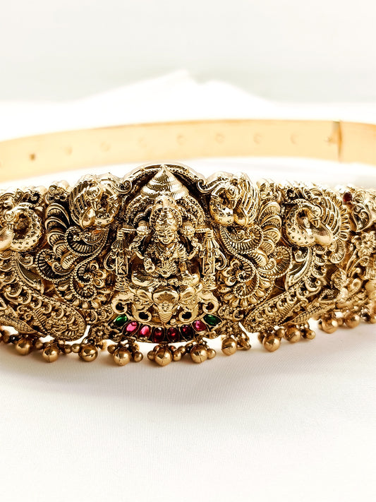 Daliha Plain Antique Waist Belt/kamar Bandh