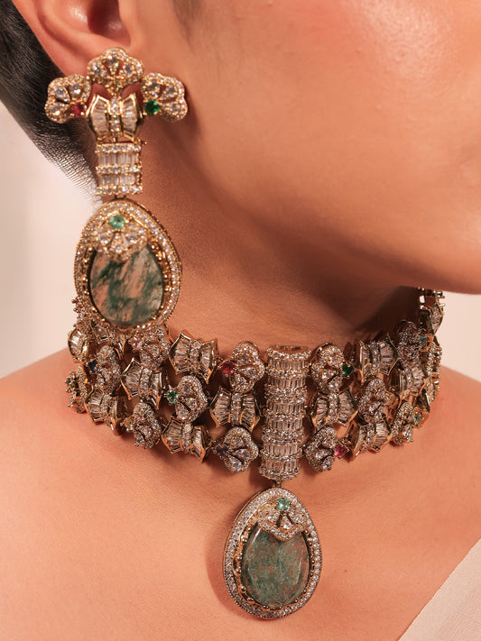 Stevie Green Boutique Choker Set