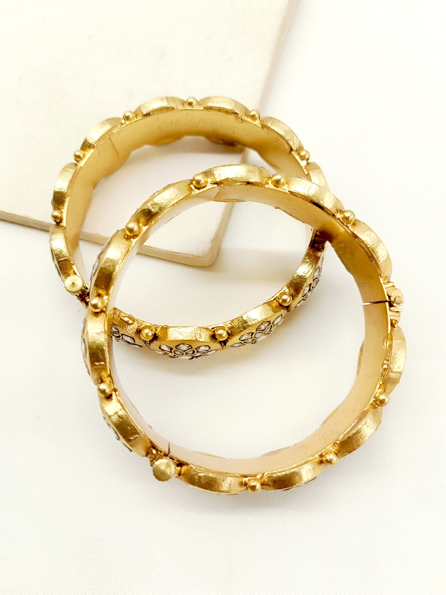 Taylor Kundan Bangle Set Of 2