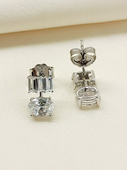 Simran 92.5 Silver Swarovski Stone Tops