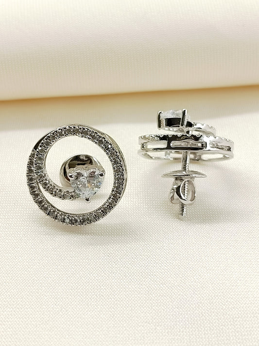 Raina 92.5 Silver Swarovski Stone Tops