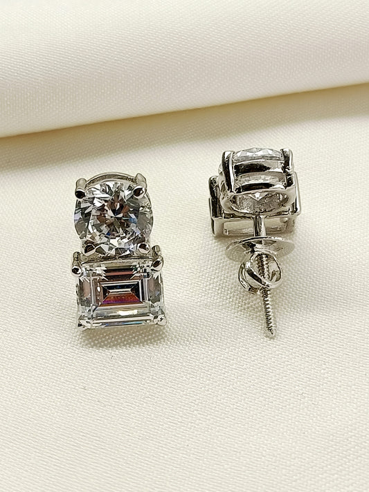 Roha 92.5 Silver Swarovski Stone Tops