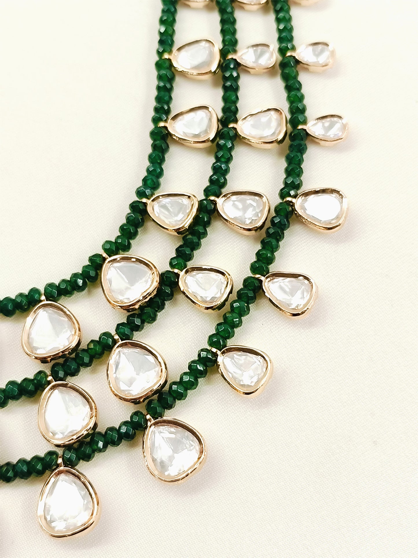 Abeer Green Groom Beads Neckpiece