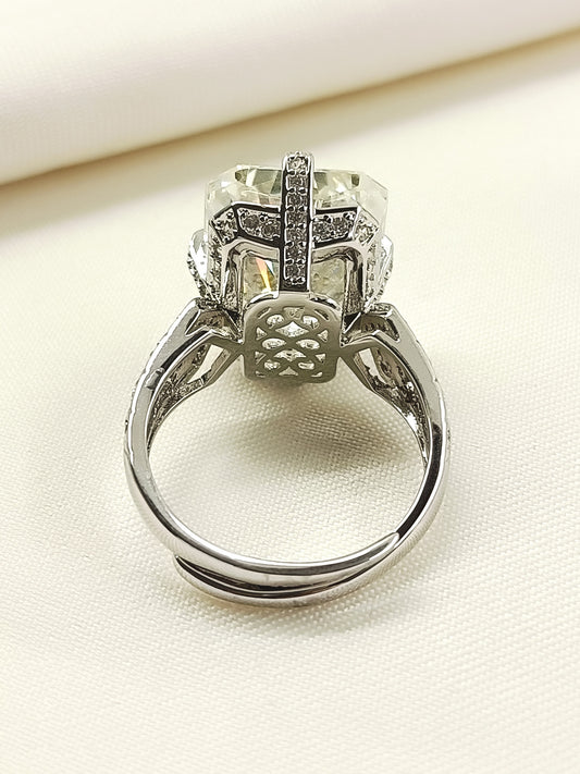 Kiaan White American Diamond Finger Ring