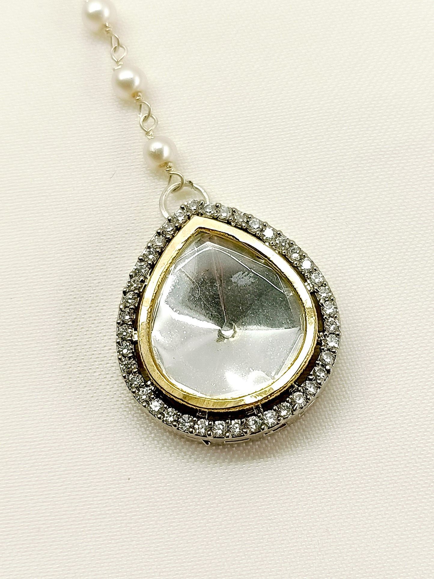 Keesha White Kundan Maangteeka