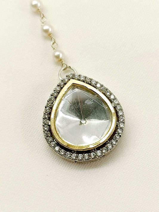 Keesha White Kundan Maangteeka