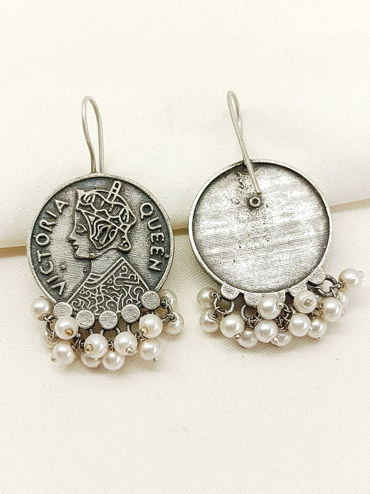 Sheetal Plain Oxidized Earring