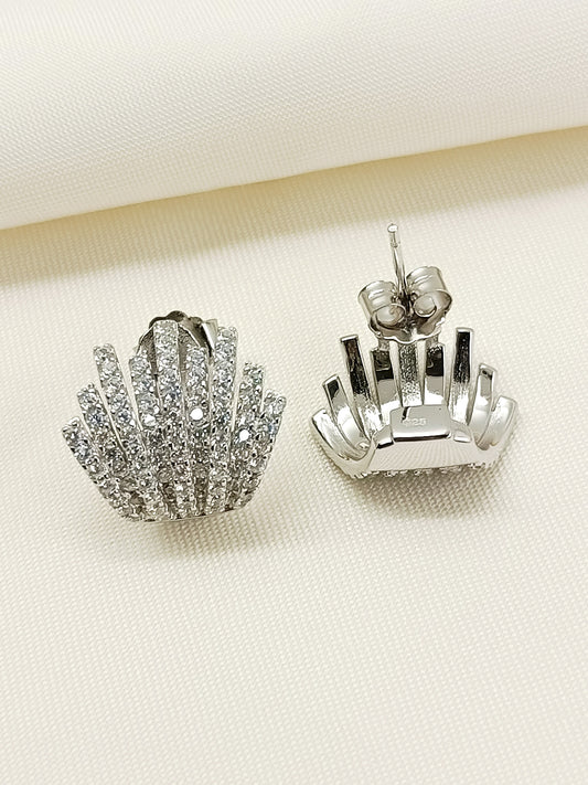 Ocean 92.5 Silver Swarovski Stone Tops