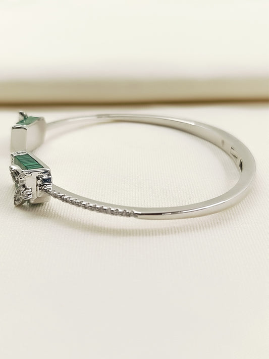 Aditi Green American Diamond Bracelet