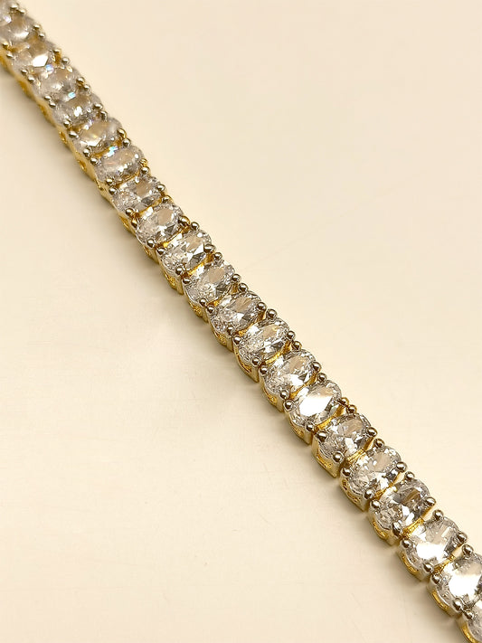Upavan White American Diamond Bracelet