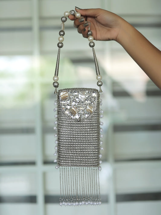 Ziena Silver Mobile Pouch
