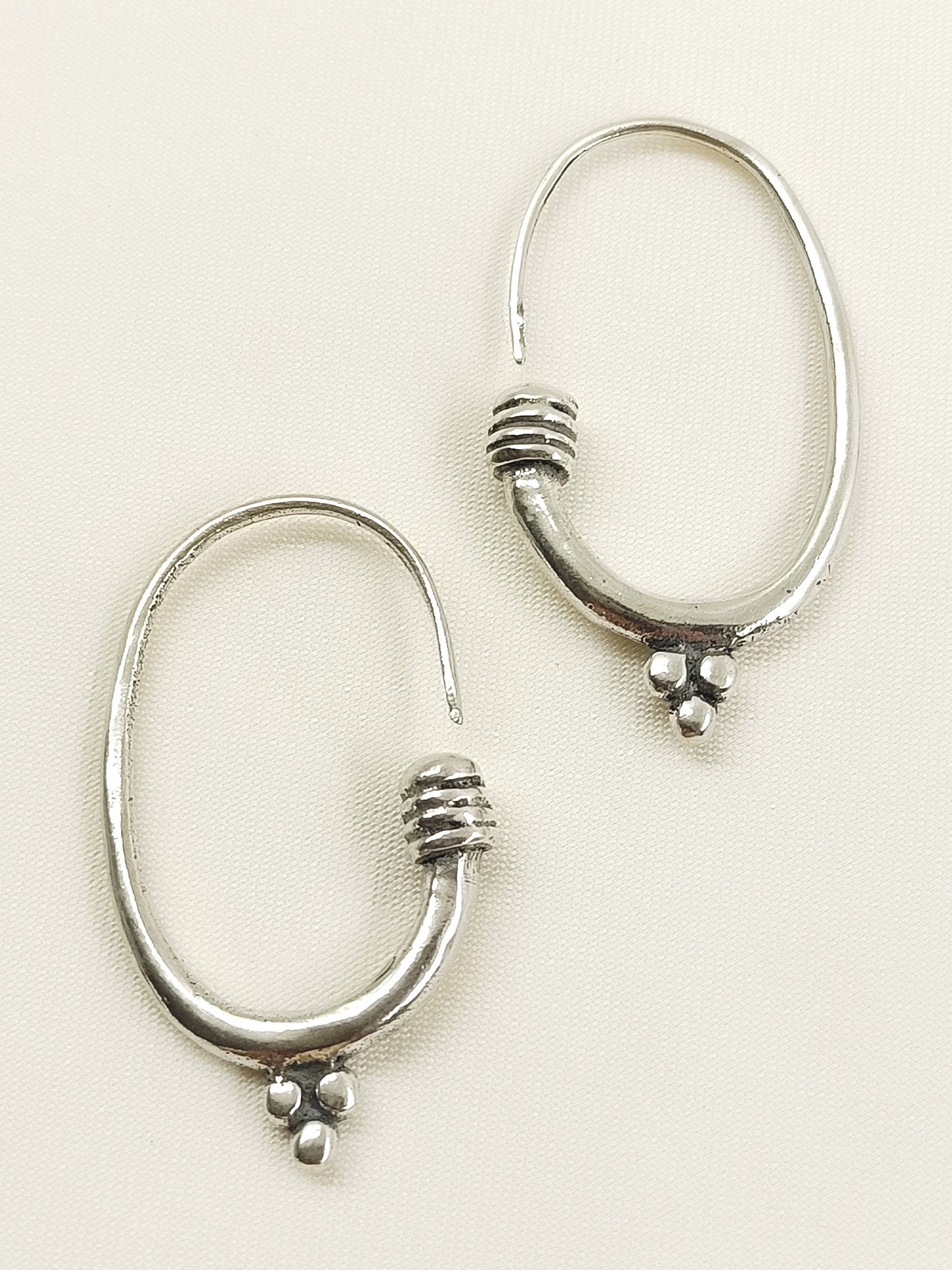 Juni Silver Men's Earrings