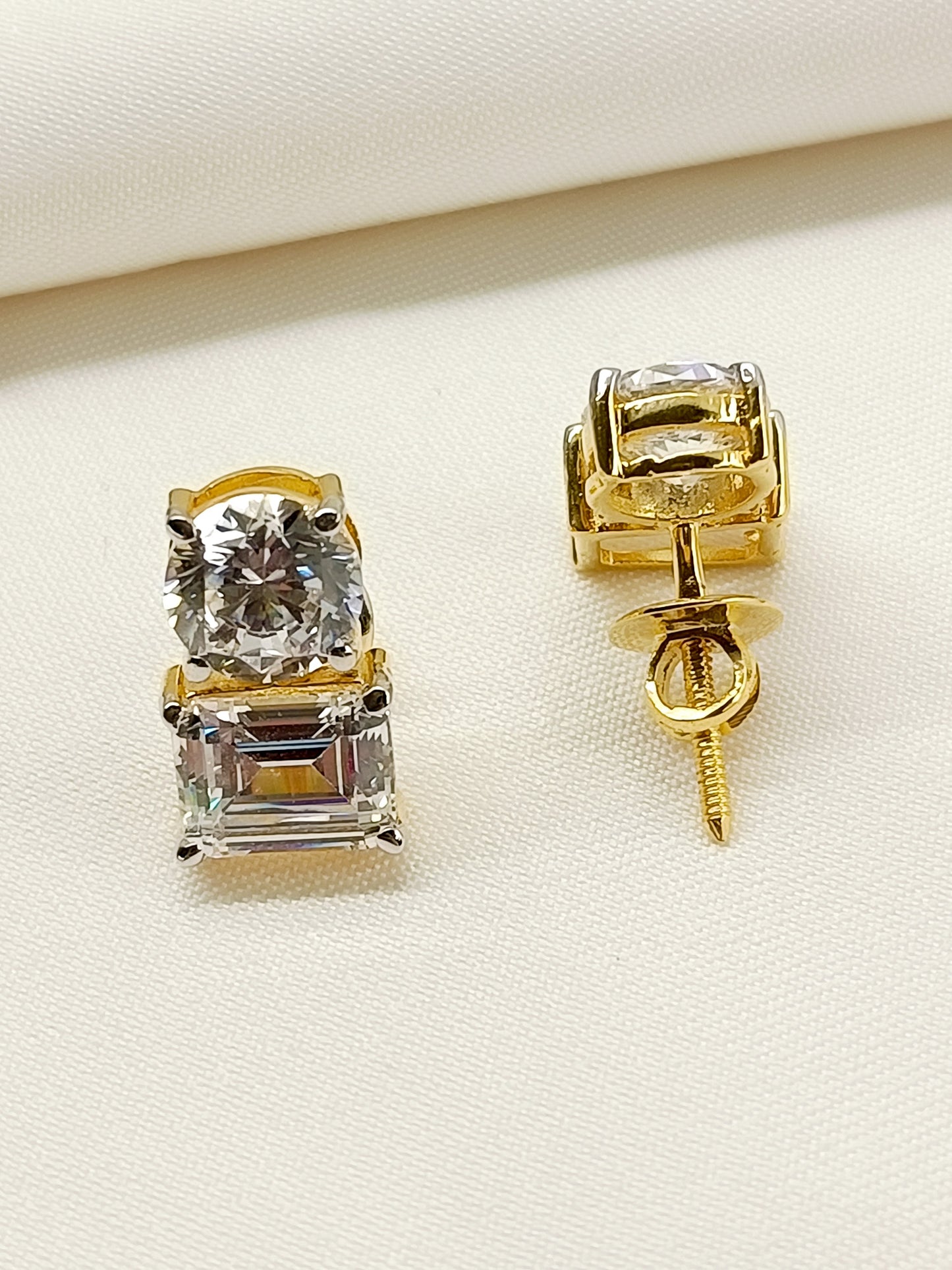 Koyel 92.5 Silver Swarovski Stone Tops