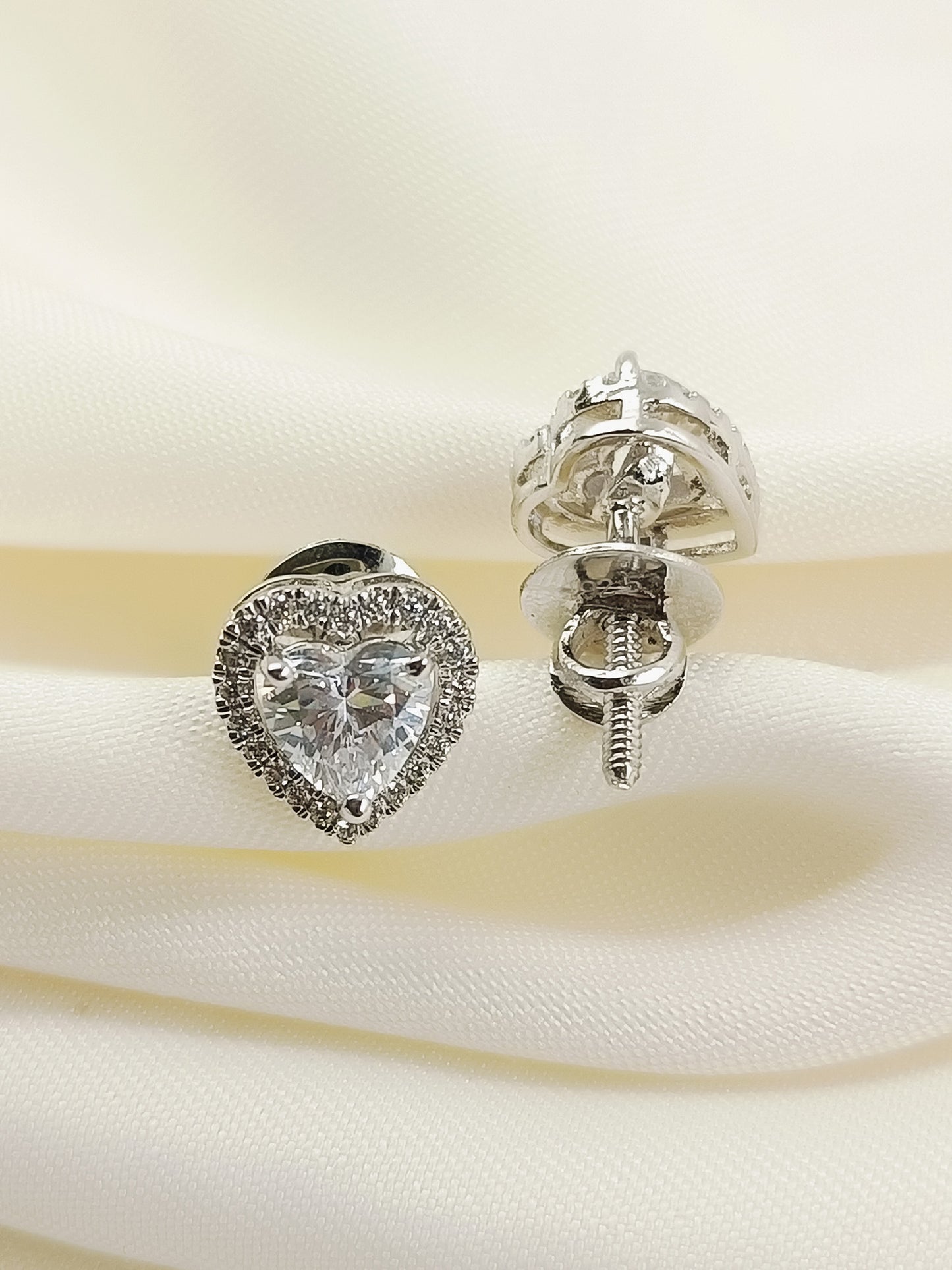 Laura 92.5 Silver Swarovski Stone Tops