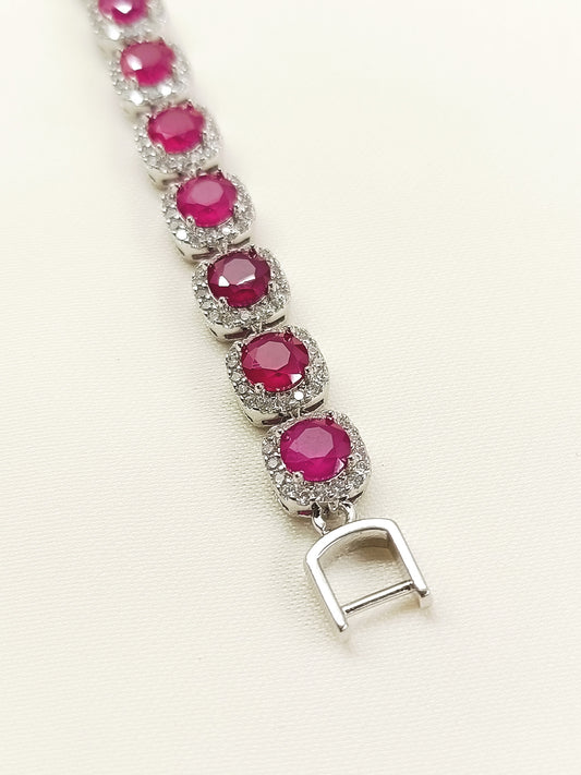 Lauren Ruby American Diamond Bracelet