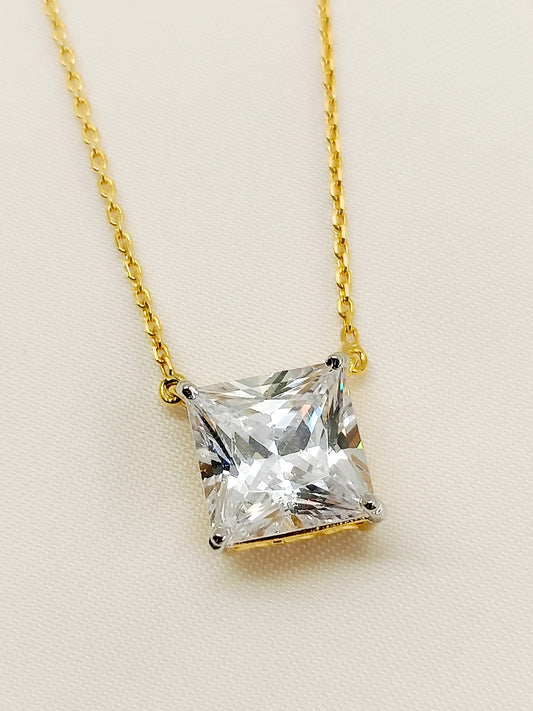 Diksha 92.5 Silver Swarovski Stone Pendal