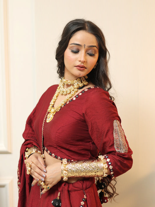 Driti Lehenga with Jewellery
