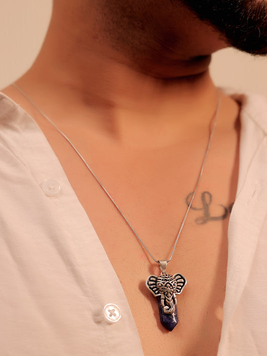 Bhavin Blue Men's Neckpiece