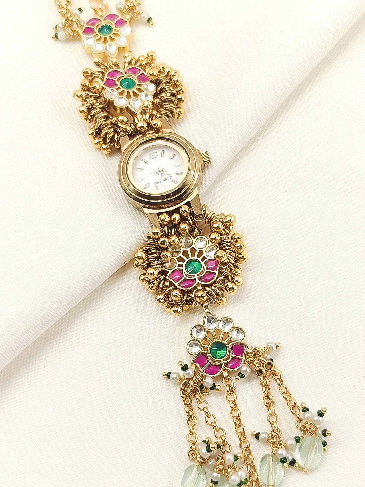 Ishmeen's Paachi Kundan Watch