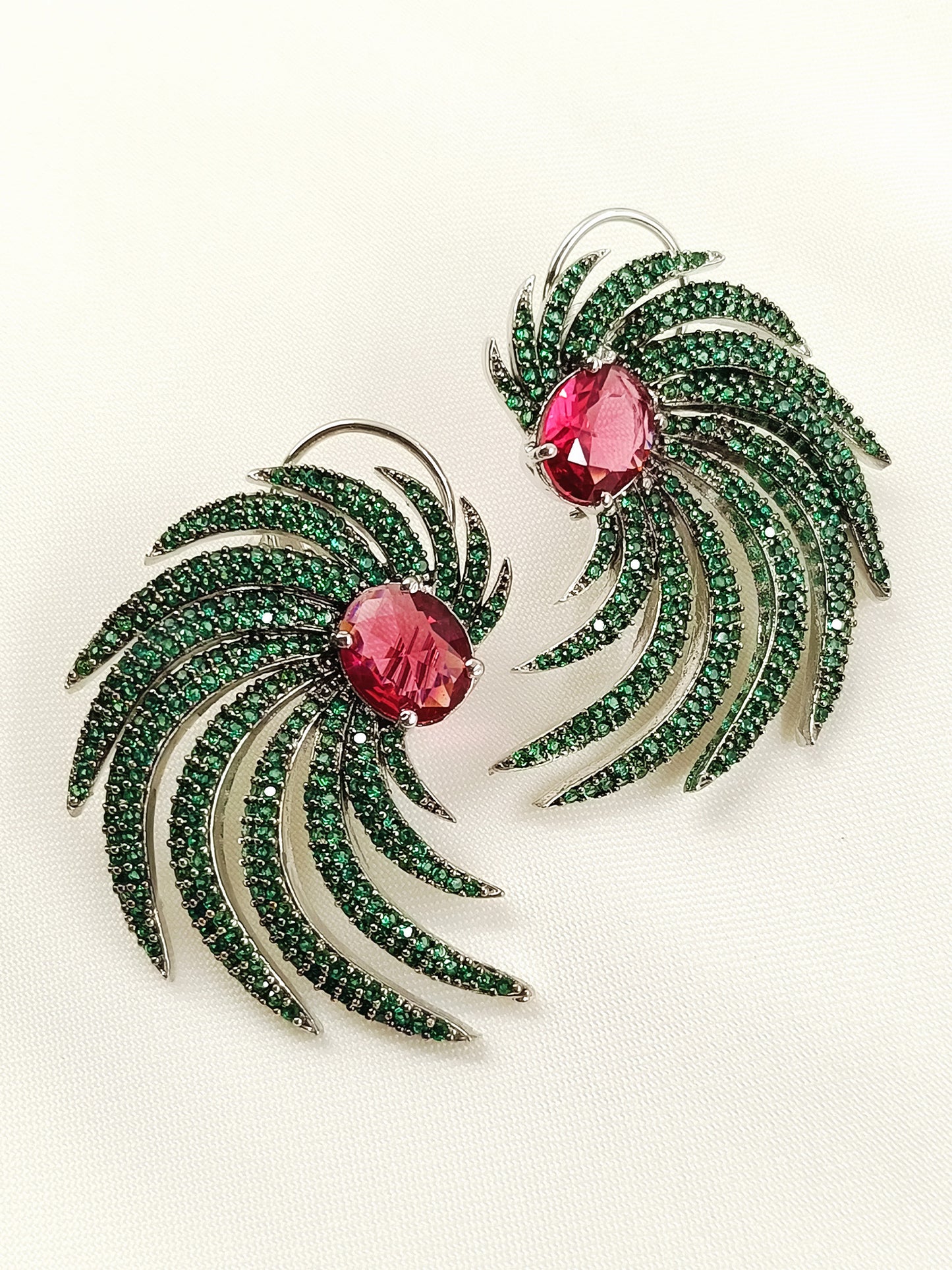 Rima Emerald Ruby Victorian Wing Tops