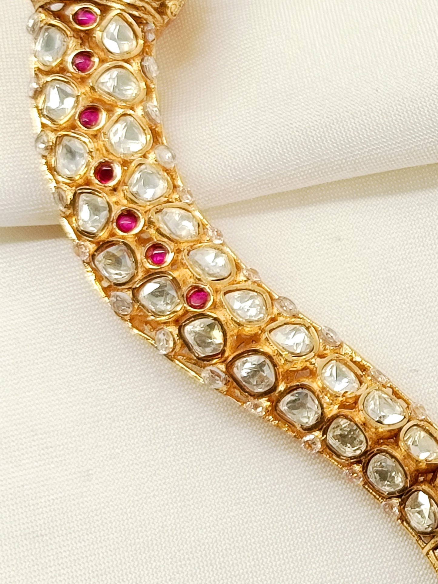 Harsh Ruby Elephant Hasli Groom Neckpiece