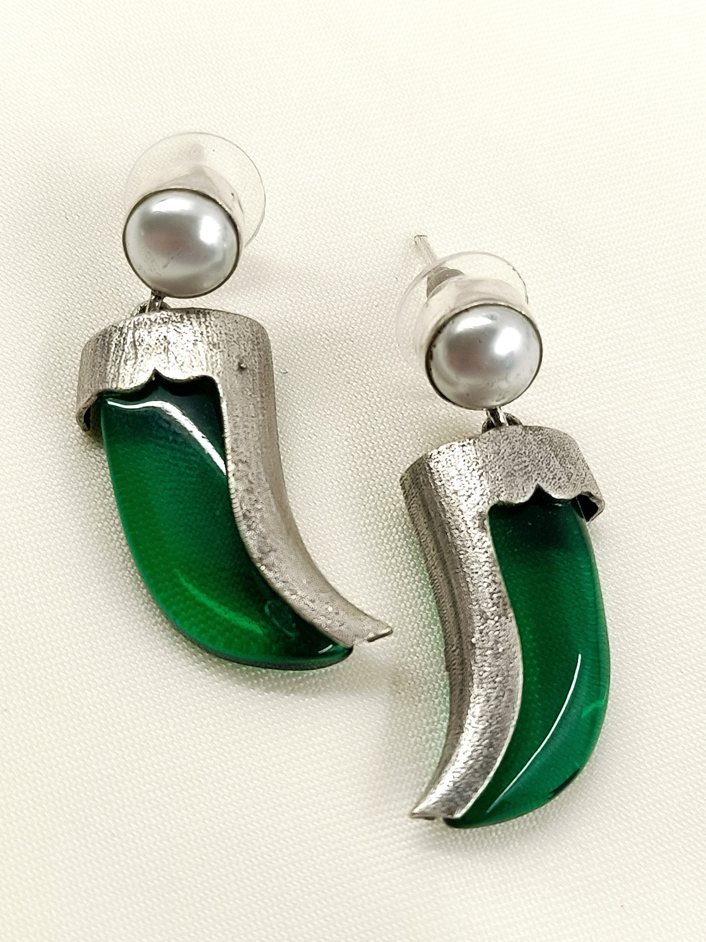 Harit Green Men's Earring
