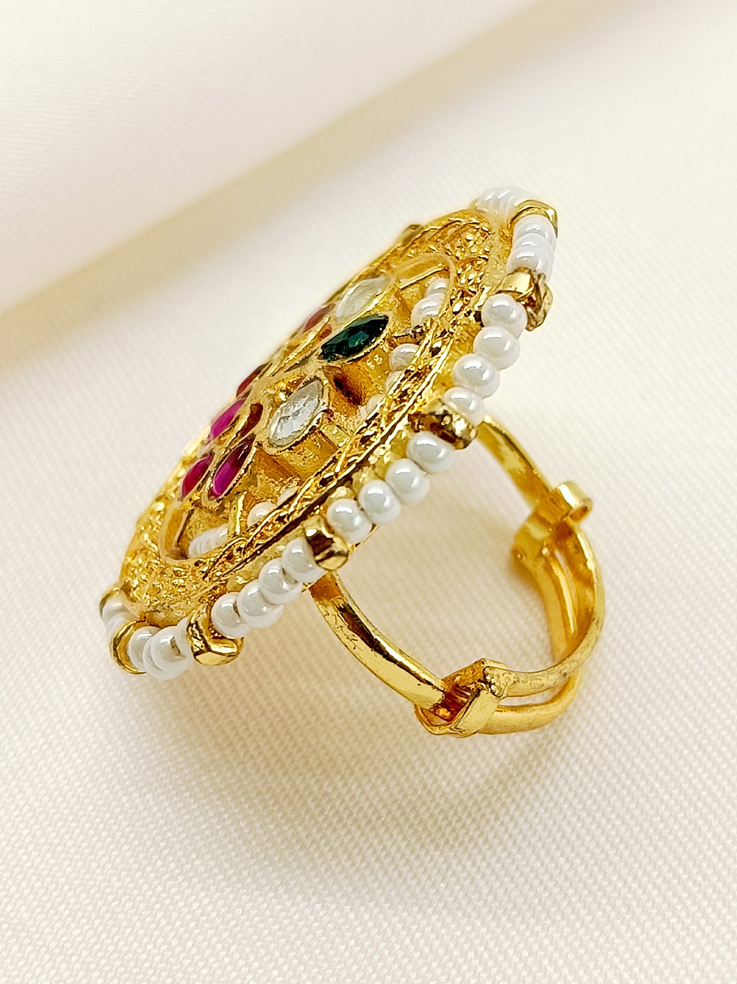 Ahana M & G Kundan Finger Ring