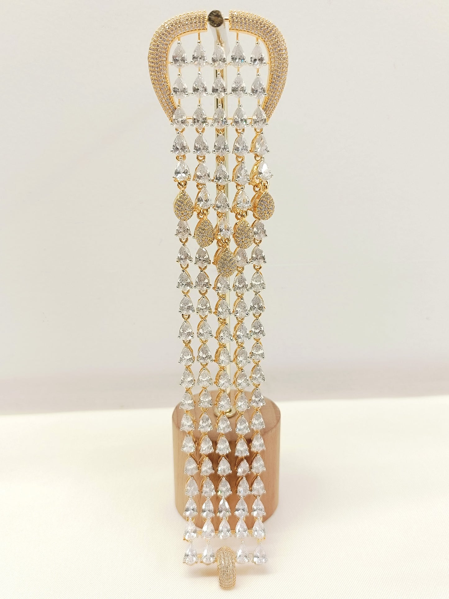 Kamna White American Diamond Bracelet