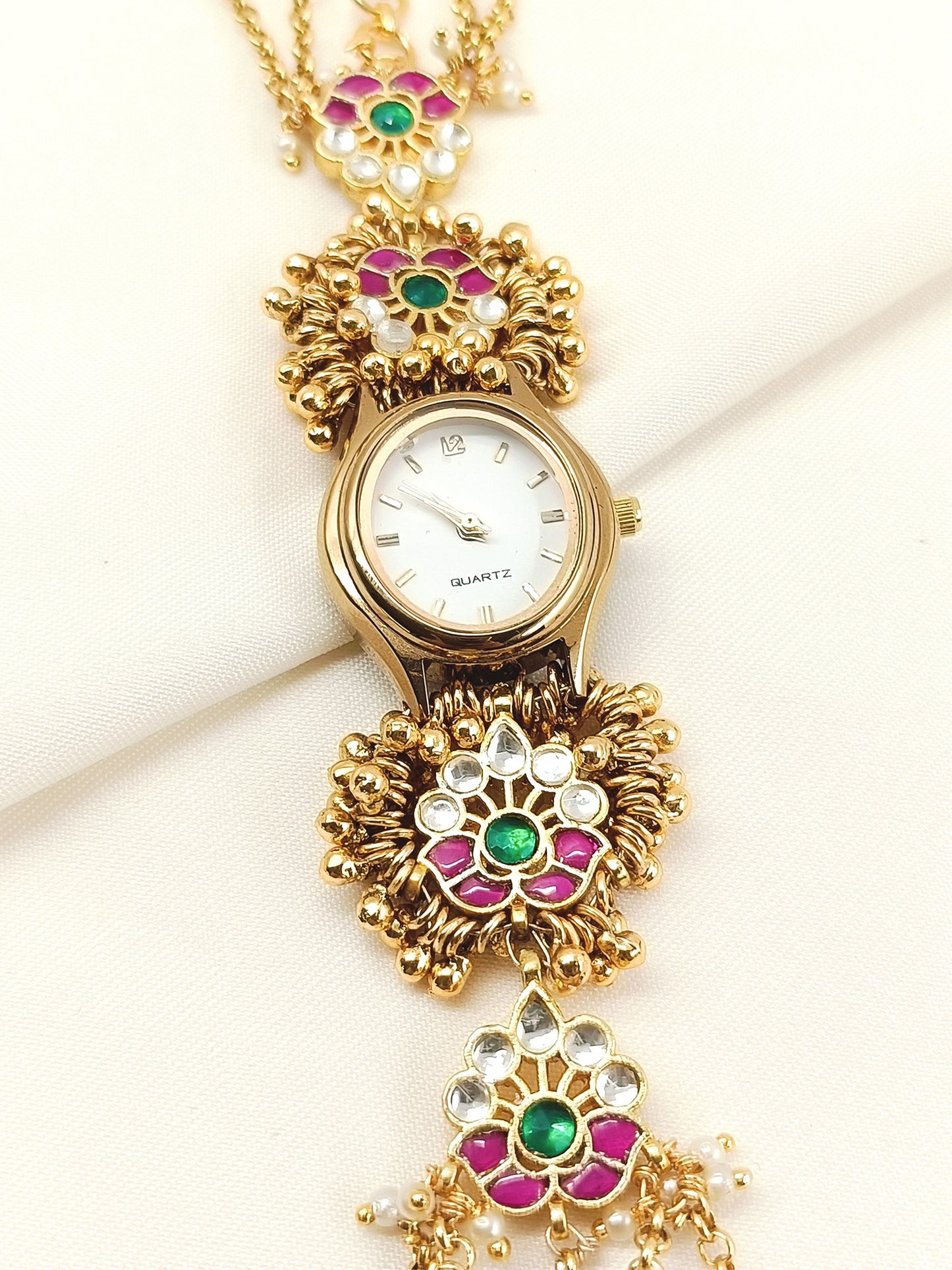 Gauri's Paachi Kundan Watch