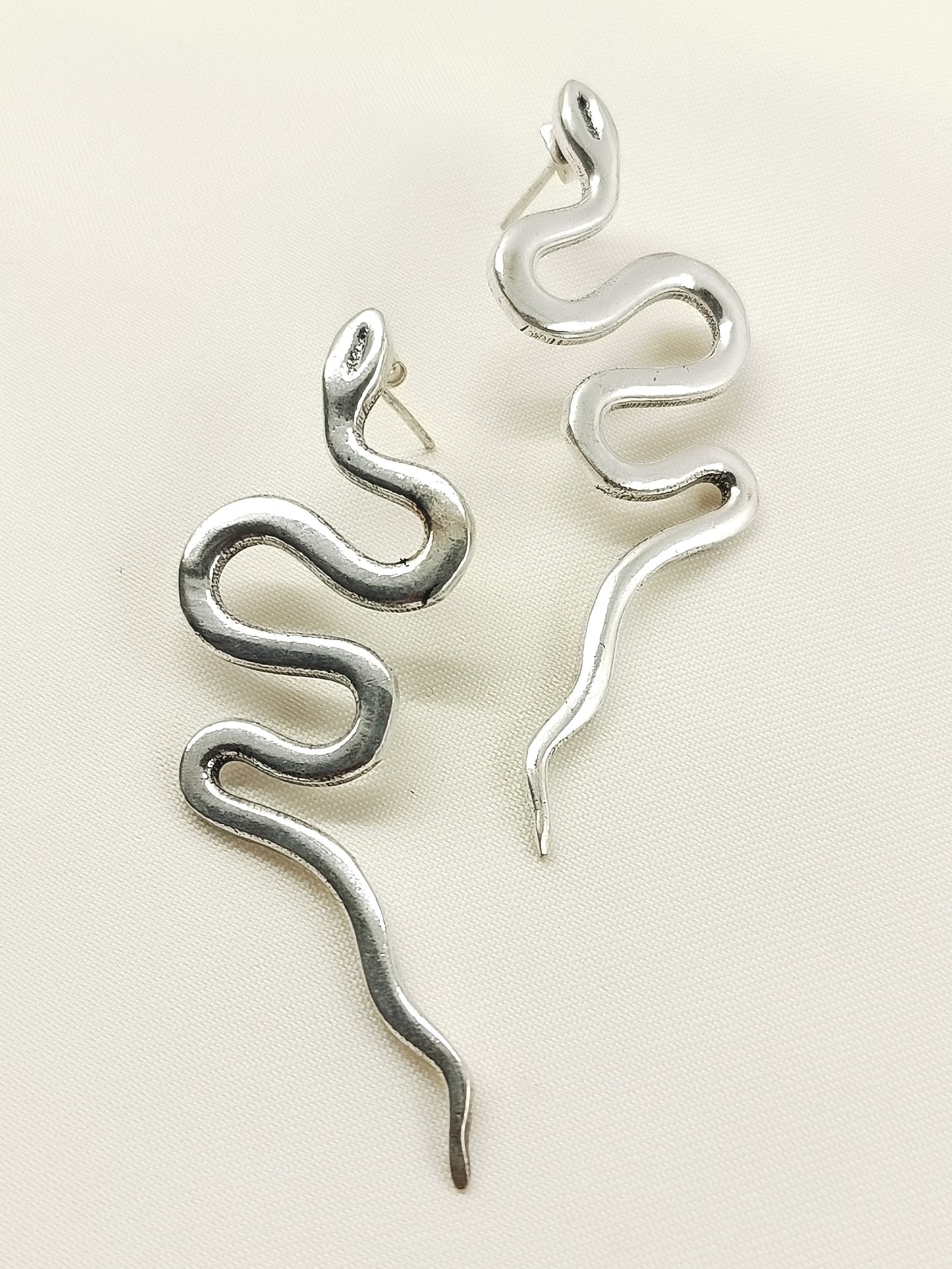 Zilpah Silver Men's Earrings