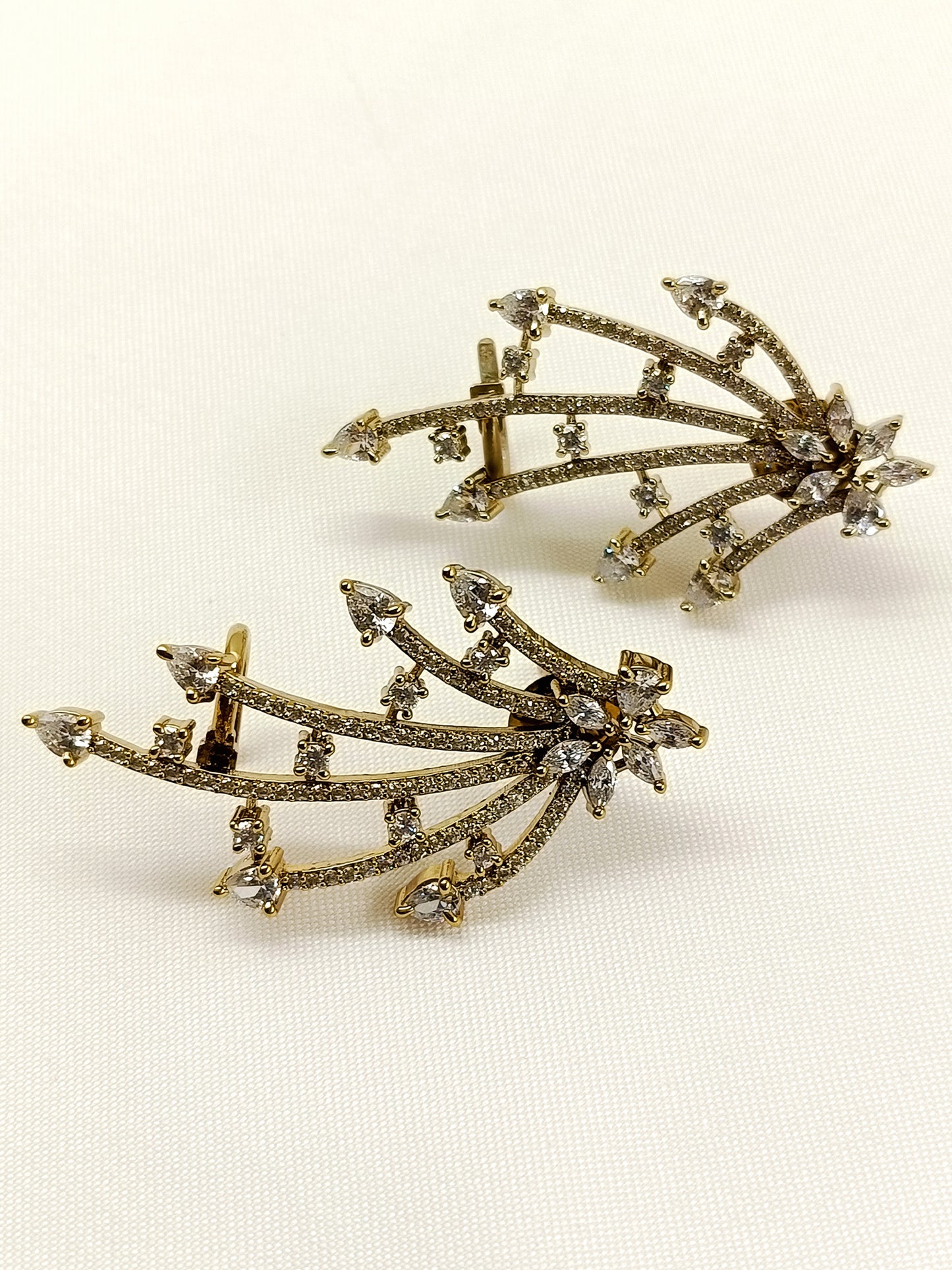 Evelyn White American Diamond Earring