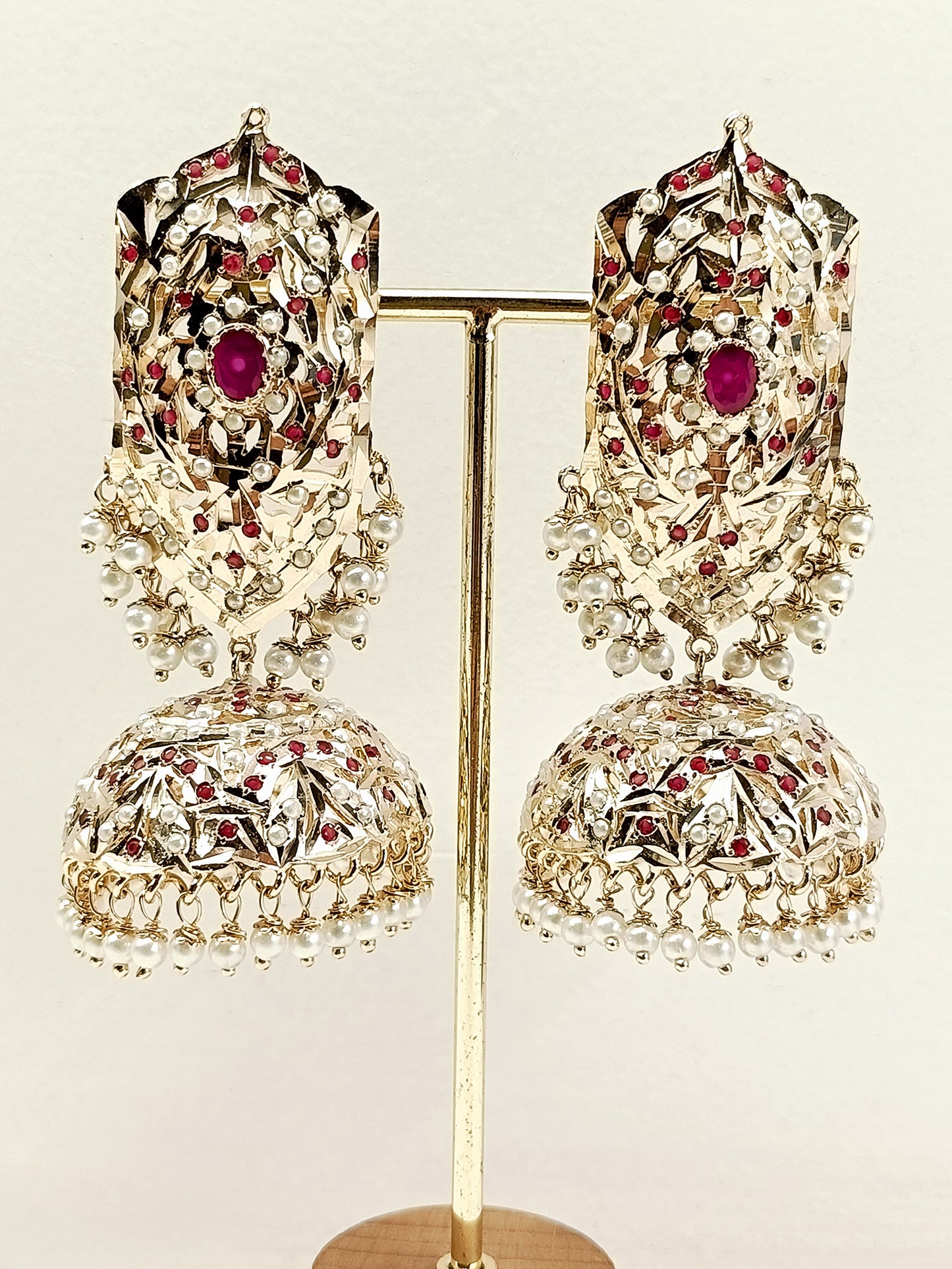 Sandhya Ruby Jadau Jhumki