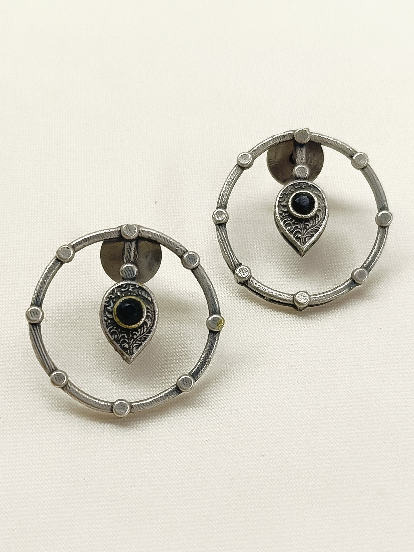 Urisha Black Oxidized Tops