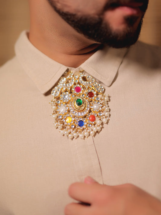 Uddipt Multi Colour Men's Neckpiece