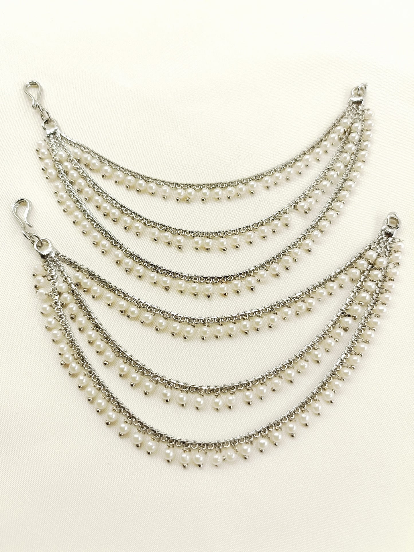 Tanya Silver Traditional Ear Chain