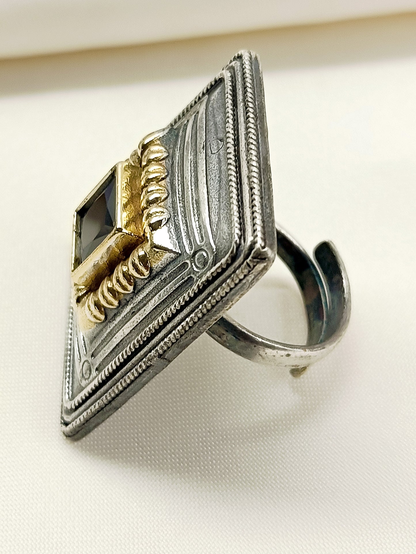Gaurik Black Men's Finger Ring